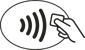Symbol kontaktloses Bezahlen