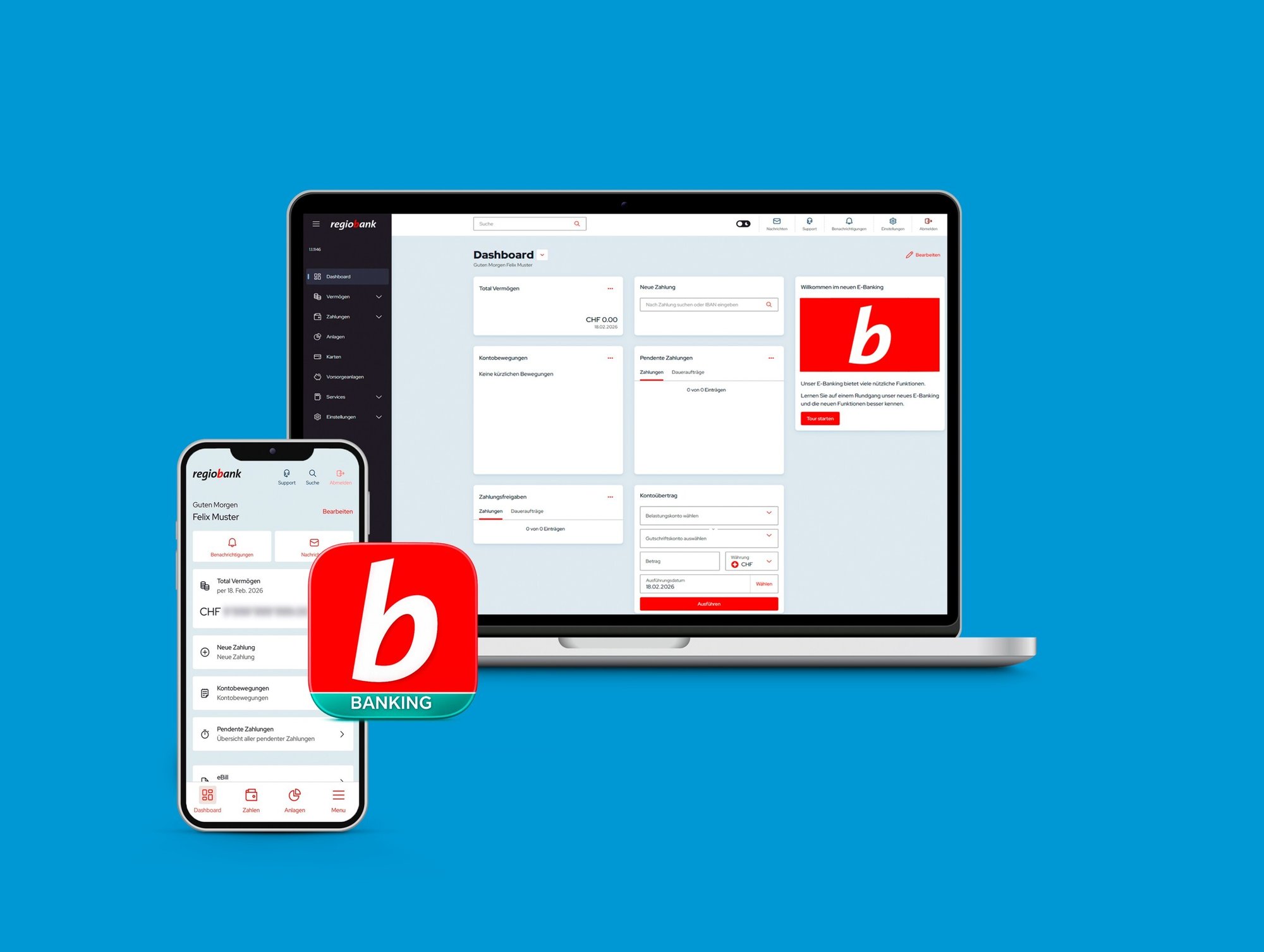 Regiobank E-Banking und App